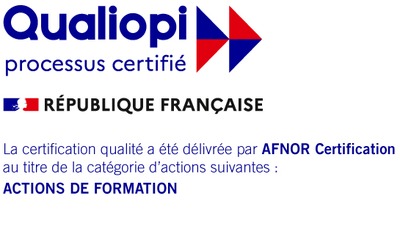 Certifié Qualiopi — processus certifié — République Française — actions de formation