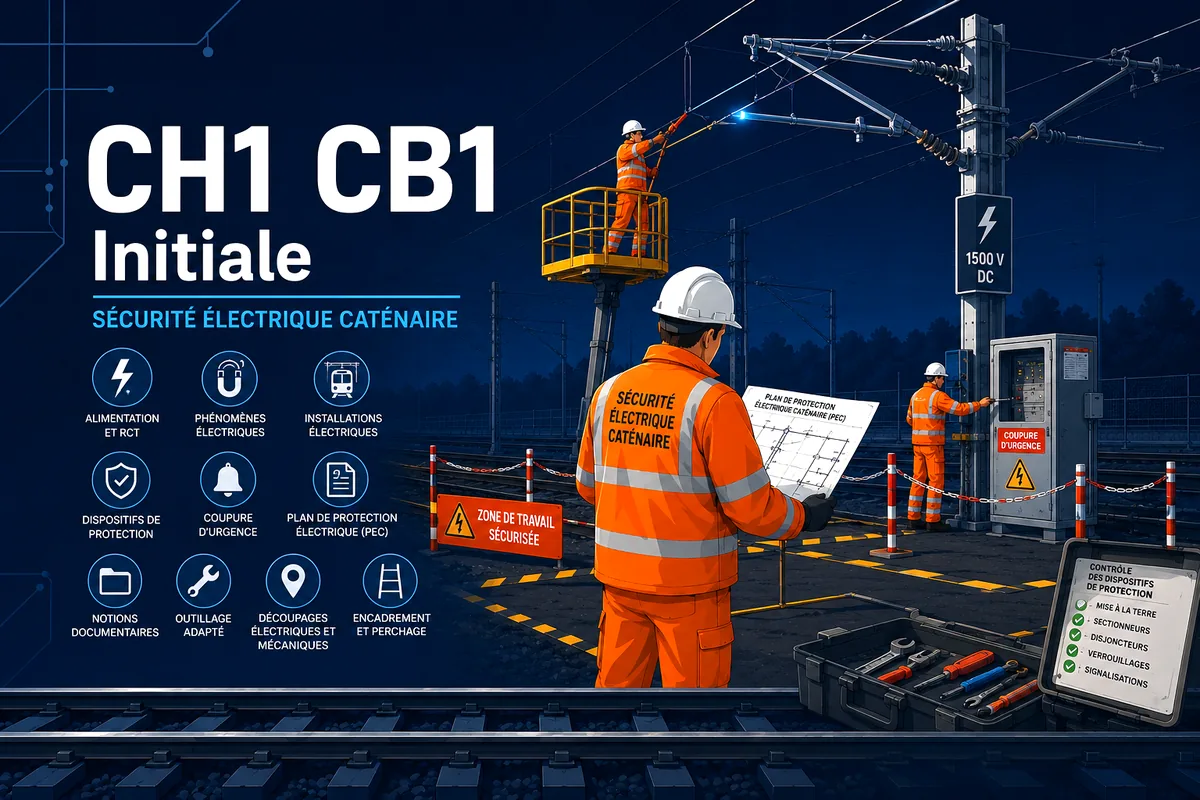 CH1 CB1 Initiale — Sécurité électrique caténaire