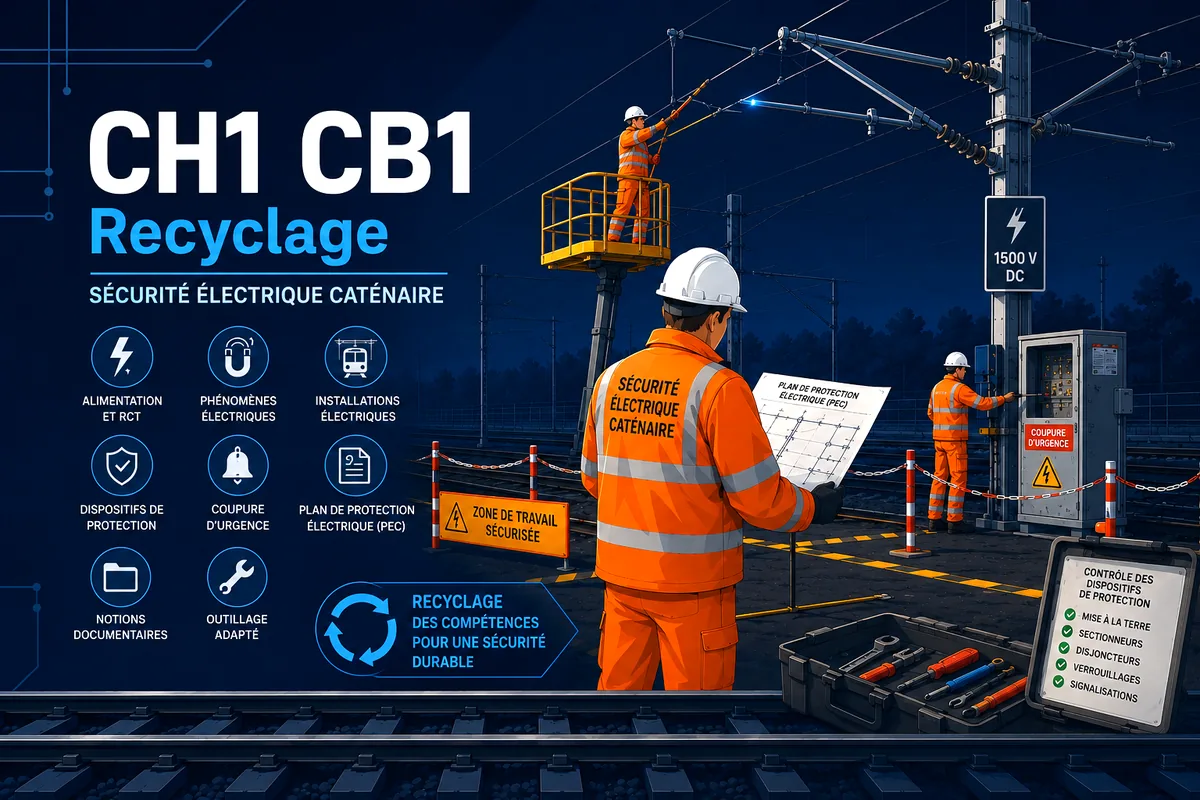 CH1 CB1 Recyclage — Sécurité électrique caténaire