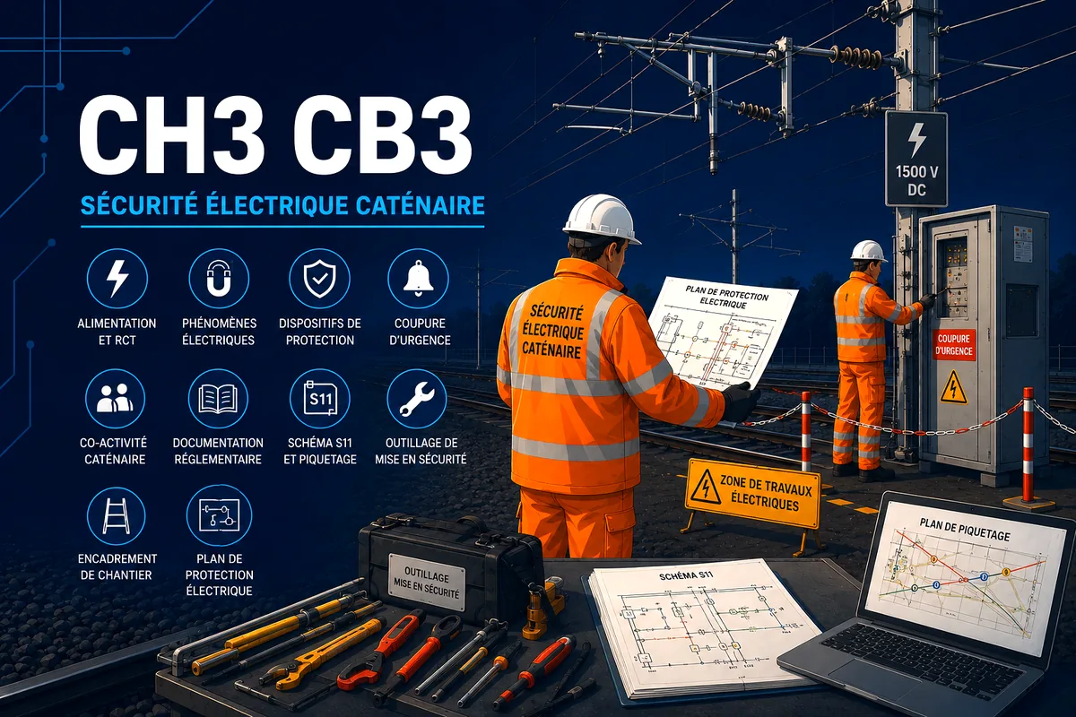 CH3 CB3 — Sécurité électrique caténaire